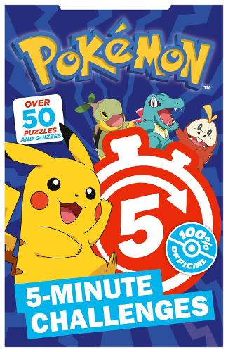 Бумажная книга «Pokémon 5-Minute Challenges», автор Покемоны - фото №1
