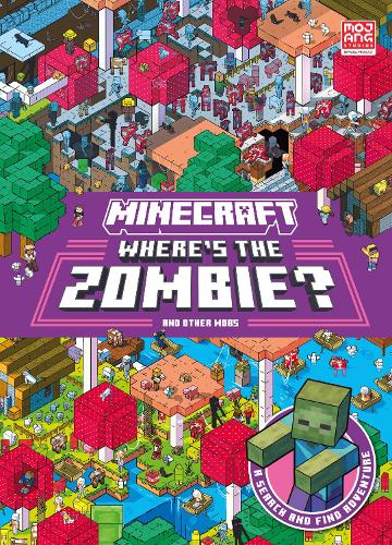 Паперова книга «Minecraft Where’s the Zombie?», автор Mojang AB - фото №1