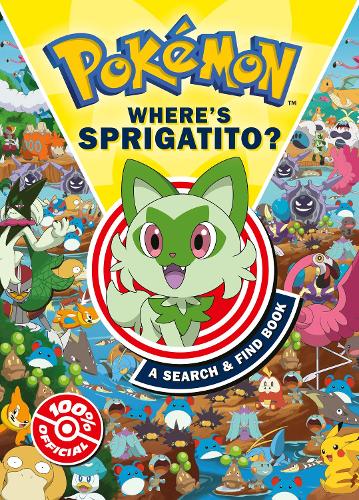 Паперова книга «Pokémon Where’s Sprigatito: A Search & Find Book», автор Покемони - фото №1