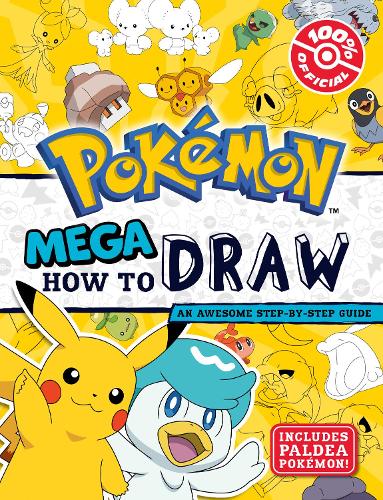 Бумажная книга «Pokémon: Mega How to Draw», автор Покемоны - фото №1