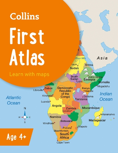 Бумажная книга «Collins First Atlas: Ideal for Learning at School and at Home», автор Collins Maps - фото №1