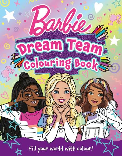 Бумажная книга «Barbie Dream Team Colouring Book», автор Барби - фото №1