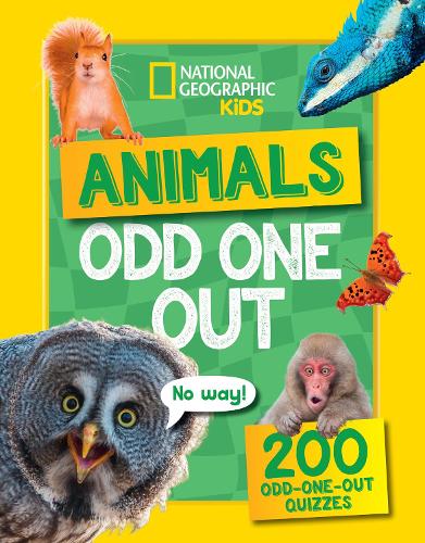 Бумажная книга «Animals Odd One Out: A Fun-Filled Game Book with 200 Quizzes», автор National Geographic Kids - фото №1