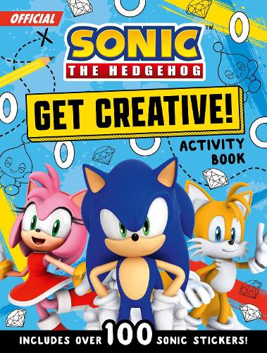 Паперова книга «Sonic The Hedgehog Get Creative! Sticker Activity Book», автор Sonic The Hedgehog - фото №1