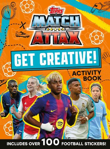 Паперова книга «Match Attax Get Creative Sticker Activity Book», автор Матч Аттакс - фото №1