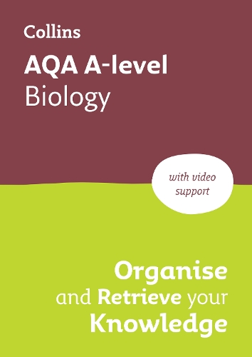 Бумажная книга «AQA A-level Biology Organise and Retrieve Your Knowledge: Ideal for the 2026 and 2027 Exams», автор Collins A level - фото №1