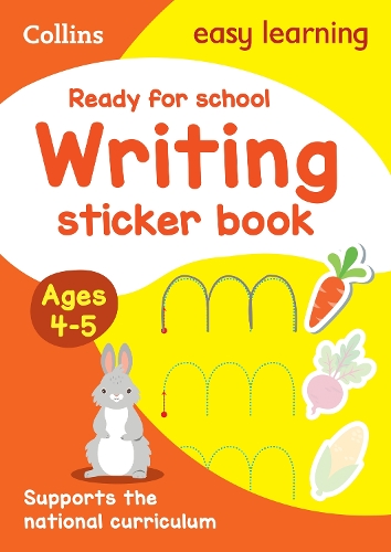 Бумажная книга «Ready for school: writing Sticker Book Ages 4-5», автор Collins Easy Learning - фото №1