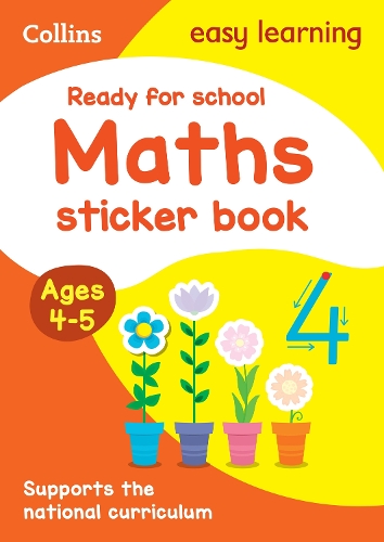Бумажная книга «Ready for school: maths Sticker Book Ages 4-5», автор Collins Easy Learning - фото №1