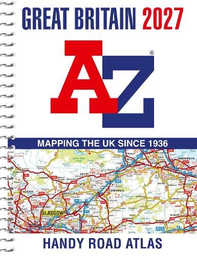 Бумажная книга «Great Britain A-Z Handy Road Atlas 2027 (A5 Spiral)», автор A-Z Maps - фото №1