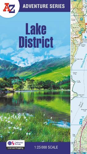 Бумажная книга «Lake District Adventure Atlas: With Ordnance Survey Mapping», автор A-Z Maps - фото №1