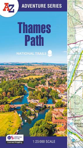Бумажная книга «Thames Path: With Ordnance Survey Mapping», автор A-Z Maps - фото №1