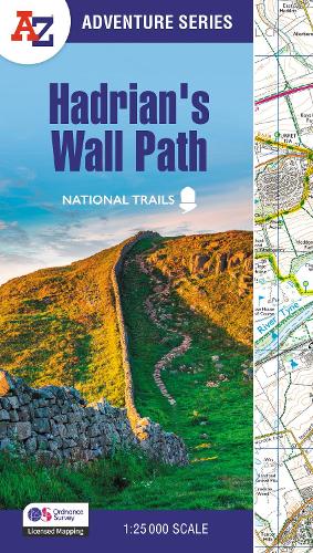 Паперова книга «Hadrian's Wall Path: With Ordnance Survey Mapping», автор A-Z Maps - фото №1