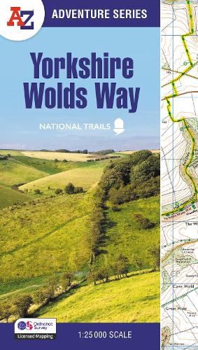 Паперова книга «Yorkshire Wolds Way: With Ordnance Survey Mapping», автор A-Z Maps - фото №1