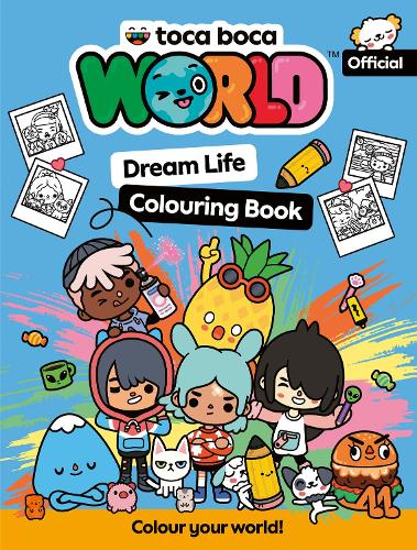 Бумажная книга «Toca Boca Dream Life Colouring Book», автор Тока Бока - фото №1