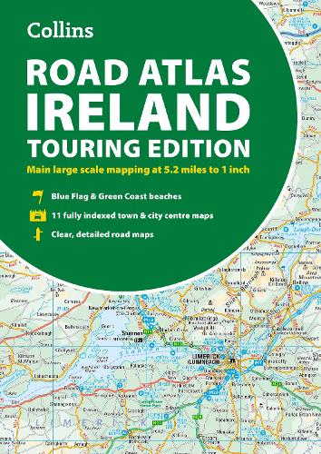 Бумажная книга «Road Atlas Ireland: Touring Edition A4 Paperback», автор Collins Maps - фото №1