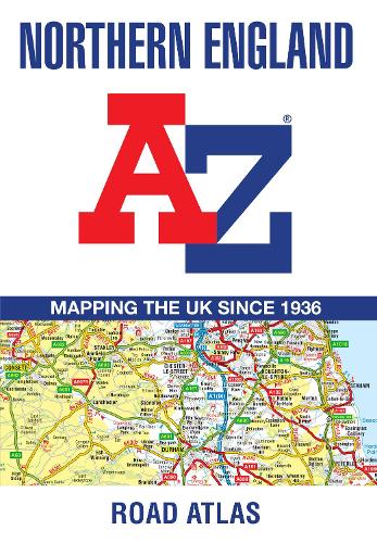 Бумажная книга «Northern England A-Z Road Atlas: Navigate Your Way Around Northern England with Ease Using Trusted Mapping», автор A-Z Maps - фото №1