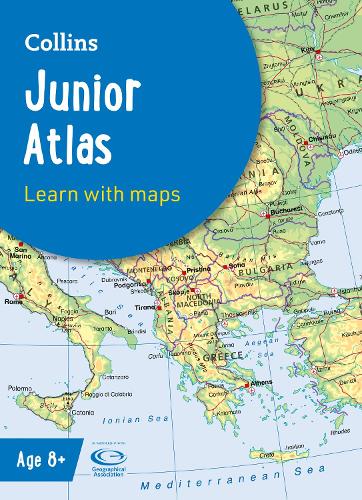 Бумажная книга «Collins Junior Atlas: Ideal for Learning at School and at Home», автор Стивен Скофэм - фото №1