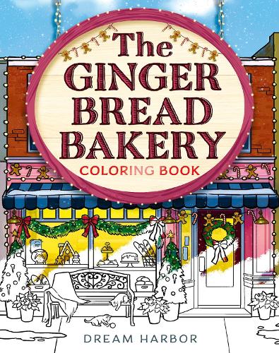 Бумажная книга «The Gingerbread Bakery Coloring and Sticker Book», автор Лори Гилмор - фото №1