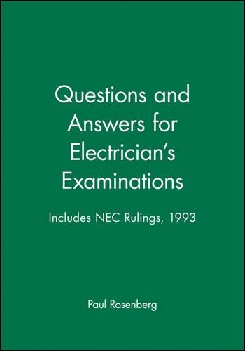 Паперова книга «Questions and Answers for Electrician's Examinations: Includes NEC Rulings, 1993», автор Пол Розенберг - фото №1