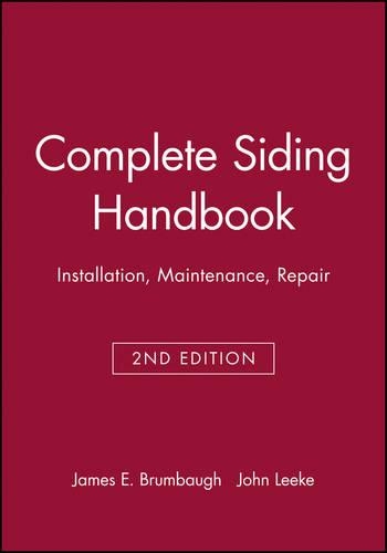 Бумажная книга «Complete Siding Handbook: Installation, Maintenance, Repair», автор Джеймс Э. Брумбо - фото №1