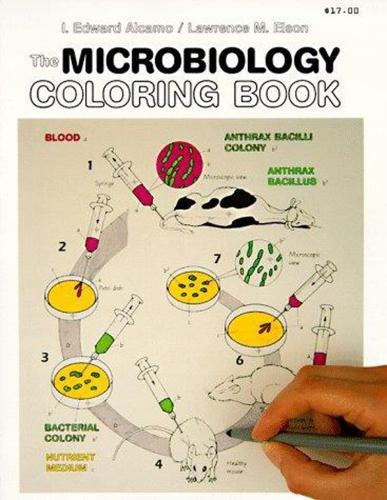 Паперова книга «Microbiology Coloring Book», авторів Едвард Алкамо, Лоуренс М. Елсон - фото №1