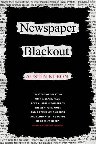 Бумажная книга «Newspaper Blackout», автор Остин Клеон - фото №1