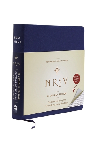 Паперова книга «NRSV XL, Catholic Edition, Navy Leathersoft: Holy Bible», автор Католицьке біблійне видавництво - фото №1
