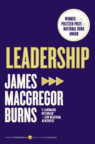 Паперова книга «Leadership», автор Джеймс М. Бернс - фото №1
