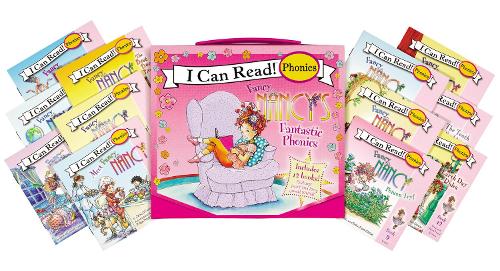Бумажная книга «Fancy Nancy's 12-Book Fantastic Phonics Fun!: Includes 12 Mini-Books Featuring Short and Long Vowel Sounds», автор Джейн О'Коннор - фото №1