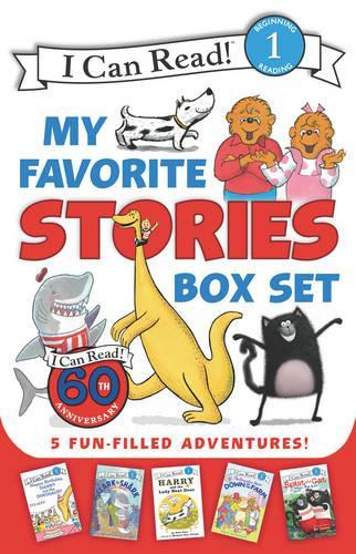 [object Object] «I Can Read My Favorite Stories Box Set: Happy Birthday, Danny and the Dinosaur!; Clark the Shark: Tooth Trouble; Harry and the Lady Next Door; The Berenstain Bears: Down on the Farm; Splat the Cat Makes Dad Glad», авторов Брюс Хейл, Роб Скоттон, Стэн и Джен Беренстейн, Сид Хофф - фото №1