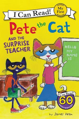 Бумажная книга «Pete the Cat and the Surprise Teacher», авторов Джеймс Дин, Кимберли Дин - фото №1