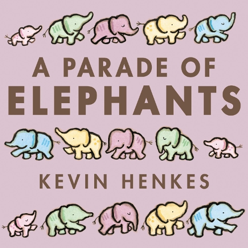 Паперова книга «A Parade of Elephants Board Book», автор Кевін Хенкес - фото №1