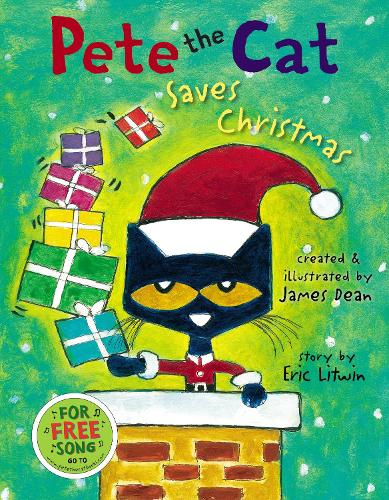 Бумажная книга «Pete the Cat Saves Christmas», автор Эрик Литвин - фото №1