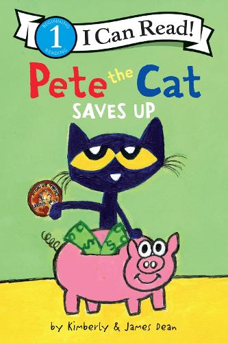 Паперова книга «Pete the Cat Saves Up», авторів Джеймс Дін, Кімберлі Дін - фото №1