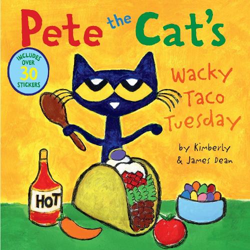 Бумажная книга «Pete the Cat’s Wacky Taco Tuesday», авторов Джеймс Дин, Кимберли Дин - фото №1