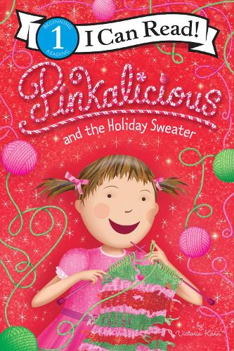Паперова книга «Pinkalicious and the Holiday Sweater: A Christmas Holiday Book for Kids», автор Вікторія Канн - фото №1
