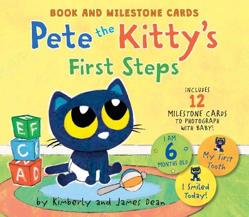 Бумажная книга «Pete the Kitty’s First Steps: Book and Milestone Cards», авторов Джеймс Дин, Кимберли Дин - фото №1