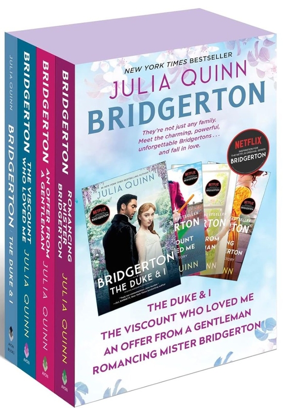 Бумажная книга «Bridgerton. Boxed Set (1-4)», автор Джулия Куинн - фото №1