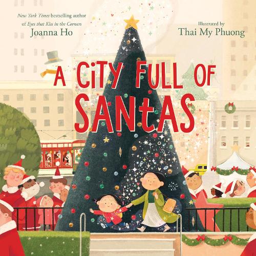 Паперова книга «A City Full of Santas», автор Джоанна Хо - фото №1