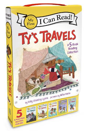 Бумажная книга «Ty’s Travels: A 5-Book Reading Collection: Zip, Zoom!, All Aboard!, Beach Day!, Lab Magic, Winter Wonderland», автор Келли Старлинг Лайонс - фото №1