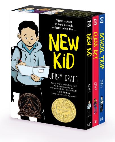 Бумажная книга «New Kid 3-Book Box Set: New Kid, Class Act, School Trip», автор Джерри Крафт - фото №1