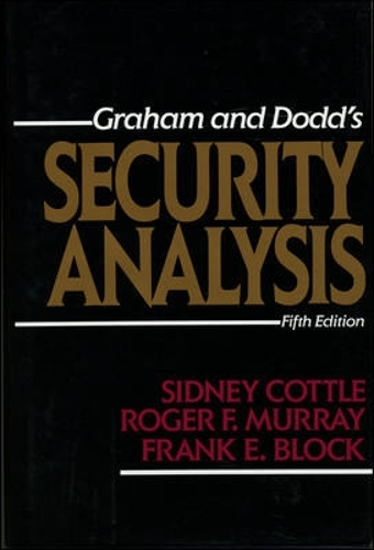 Паперова книга «Security Analysis: Fifth Edition», авторів Роджер Мюррей, Сідні Коттл - фото №1