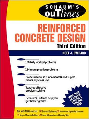 Бумажная книга «Schaum's Outline of Reinforced Concrete Design», автор Ноэль Эверард - фото №1