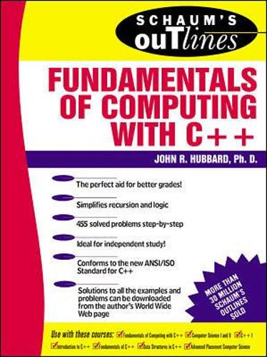 [object Object] «Schaum's Outline of Fundamentals of Computing with C++», автор Джон Хаббард - фото №1