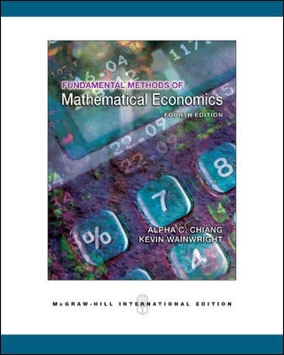 Бумажная книга «Fundamental Methods of Mathematical Economics», автор Кевин Уэйнрайт - фото №1