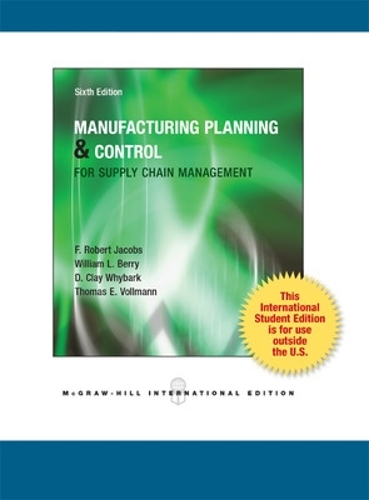 Паперова книга «Manufacturing Planning and Control for Supply Chain Management», авторів Ф. Роберт Джейкобс, Вільям Беррі - фото №1