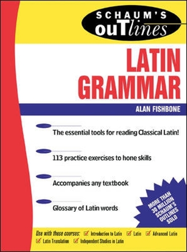 Бумажная книга «Schaum's Outline of Latin Grammar», автор Алан Фишбоун - фото №1