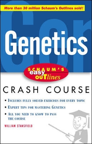Паперова книга «Schaum's Easy Outline of Genetics», автор Вільям Стенсфілд - фото №1
