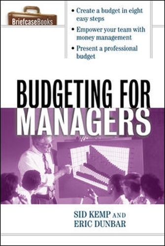 Паперова книга «Budgeting for Managers», автор Сид Кемп - фото №1