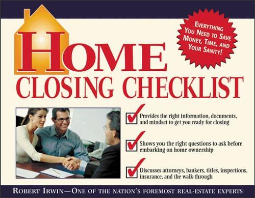 Бумажная книга «Home Closing Checklist», автор Роберт Ирвин - фото №1